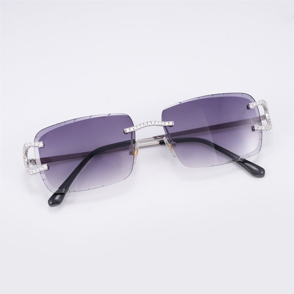 VVS Moissanite Rimless Glasses