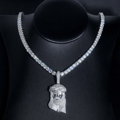 VVS Moissanite Jesus Piece