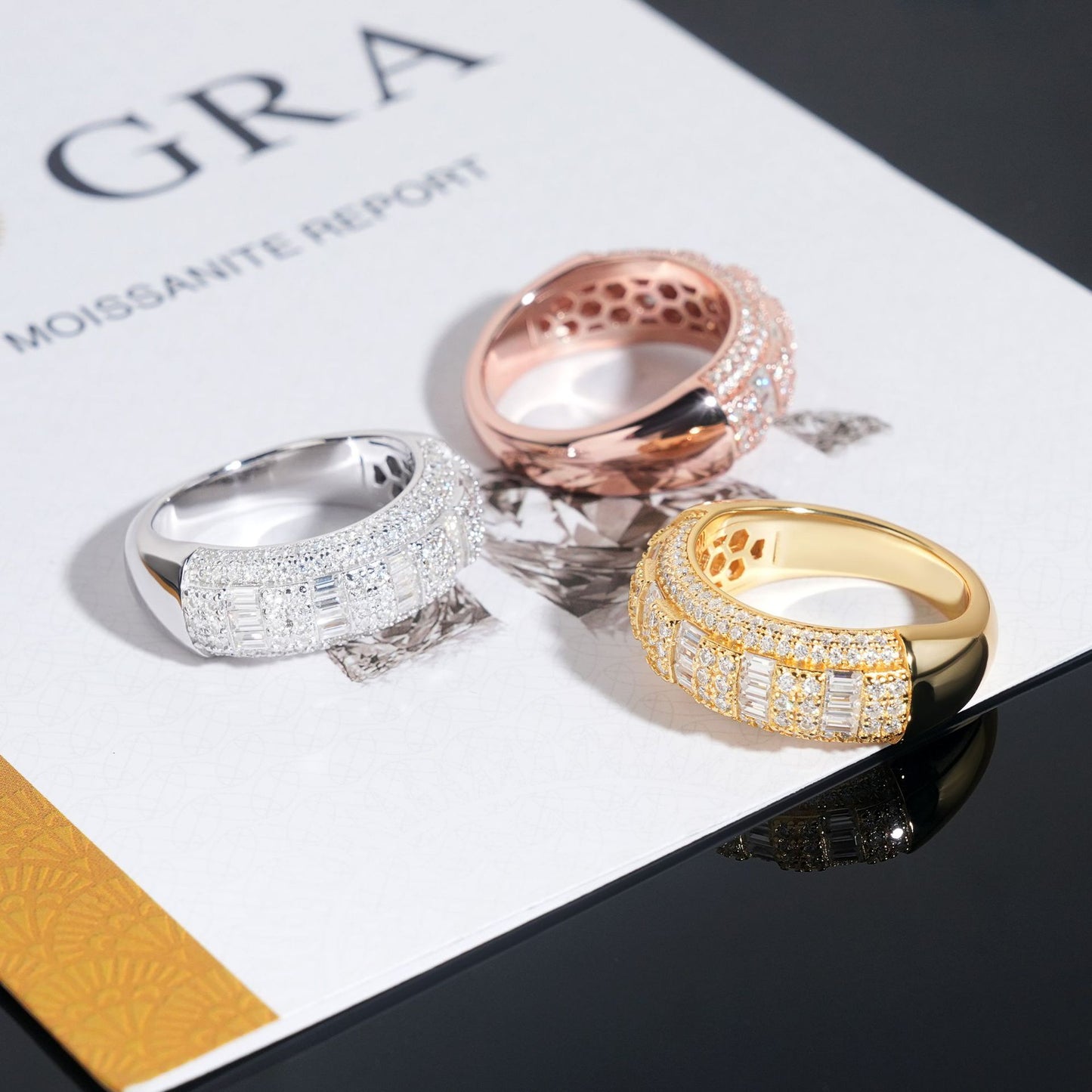 VVS MOISSANITE ICED OUT RING