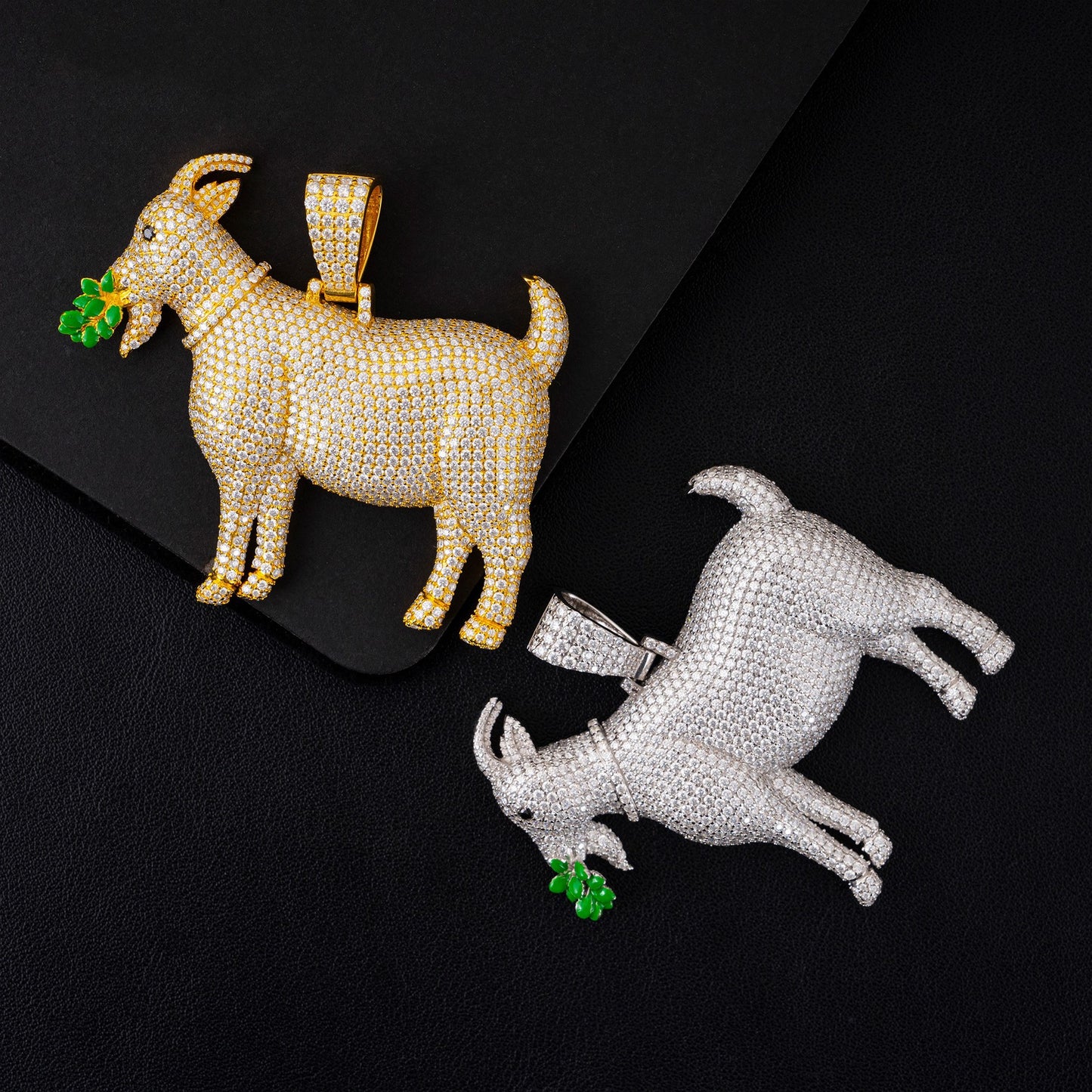 VVS Moissanie Goat Pendant