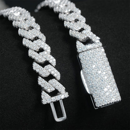 VVS MOISSANITE CUBAN CHAIN (ALL SIZES)