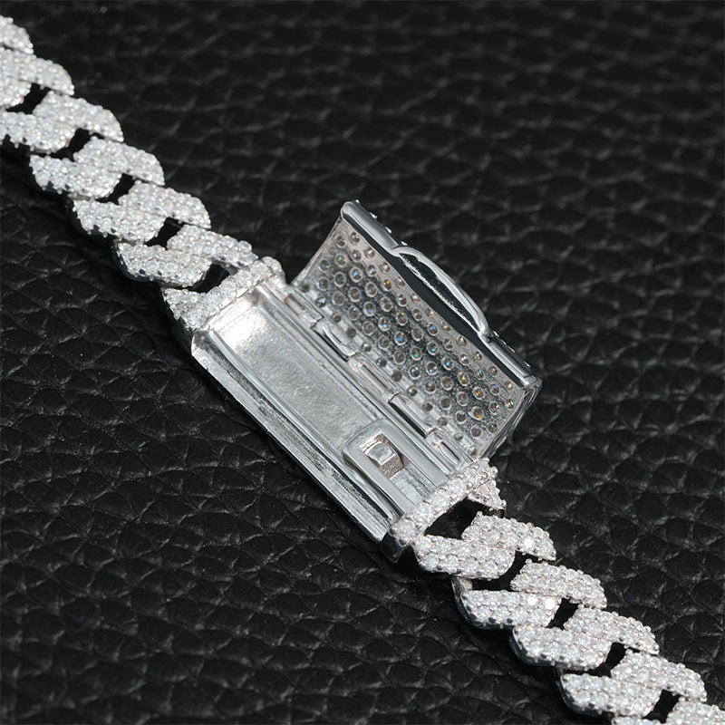 VVS MOISSANITE CUBAN BRACELET (ALL SIZES)