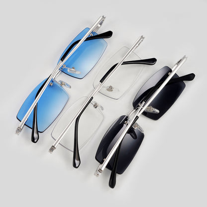 VVS Moissanite Rimless Glasses