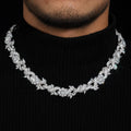 15MM Floral Moissanite Chain