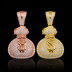 Moissanite Money Bag Pendant