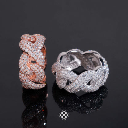 VVS MOISANITE CUBAN RING