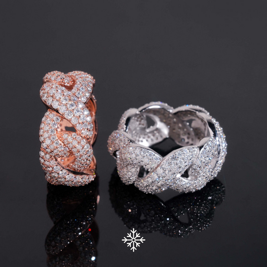 VVS MOISANITE CUBAN RING
