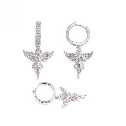 VVS Moissanite Angel Earrings