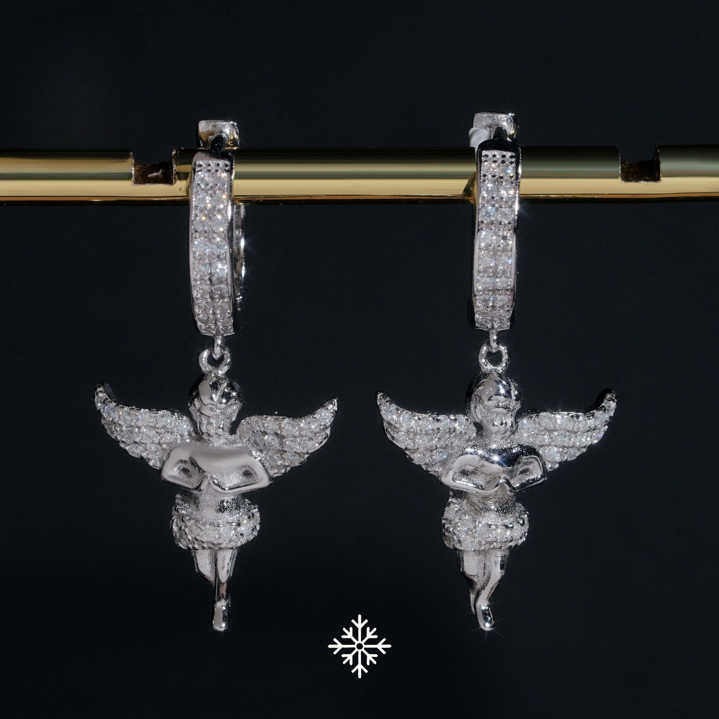 VVS Moissanite Angel Earrings