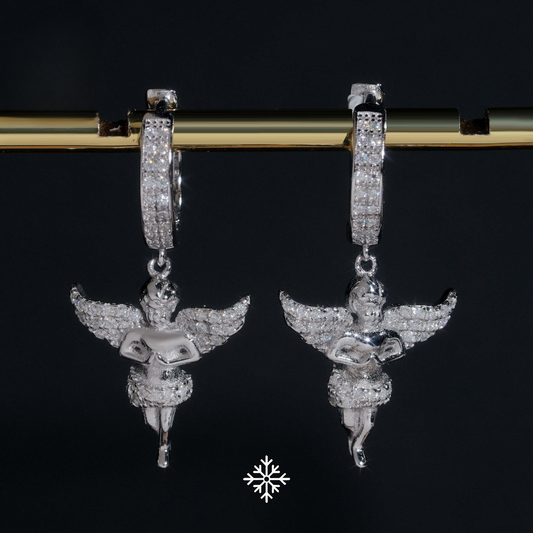 VVS Moissanite Angel Earrings