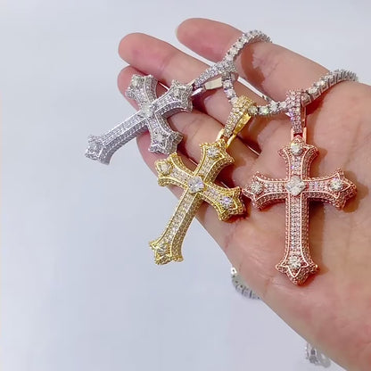 VVS Moissanite Cross Pendant