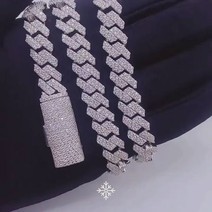 VVS MOISSANITE CUBAN CHAIN (ALL SIZES)