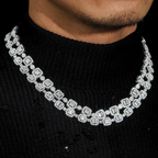 Iced Out Jewelry GRA Certified Moissanite Diamond 8MM Cuban Link Chain