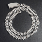 Fashion 10MM Moissanite Thorny Necklace