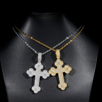 GRA Certificate Moissanite Cross Pendant