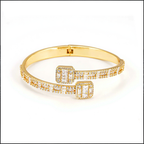 Fashion Jewelry Iced Out Popular Bracelets Bangles Real 925 Silver Moissanite Bracelet
