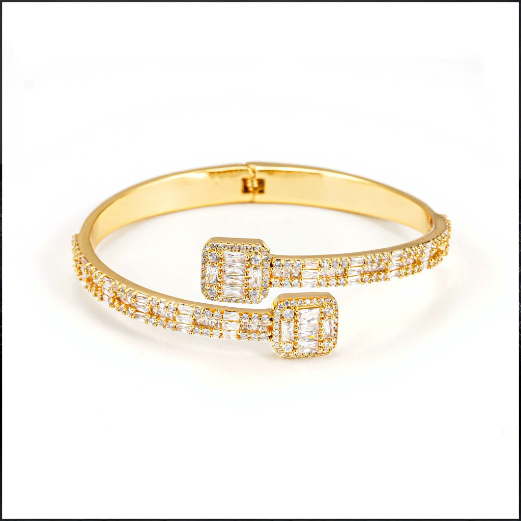 Fashion Jewelry Iced Out Popular Bracelets Bangles Real 925 Silver Moissanite Bracelet