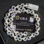 Special Popular Iced Out 15MM Diamond Cuban Link Chain