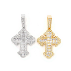 Hot Sale Luxury Hip Hop Iced Out Cross Diamond Pendant