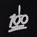 Ready to ship 925 sterling silver  moissanite hamsa pendant