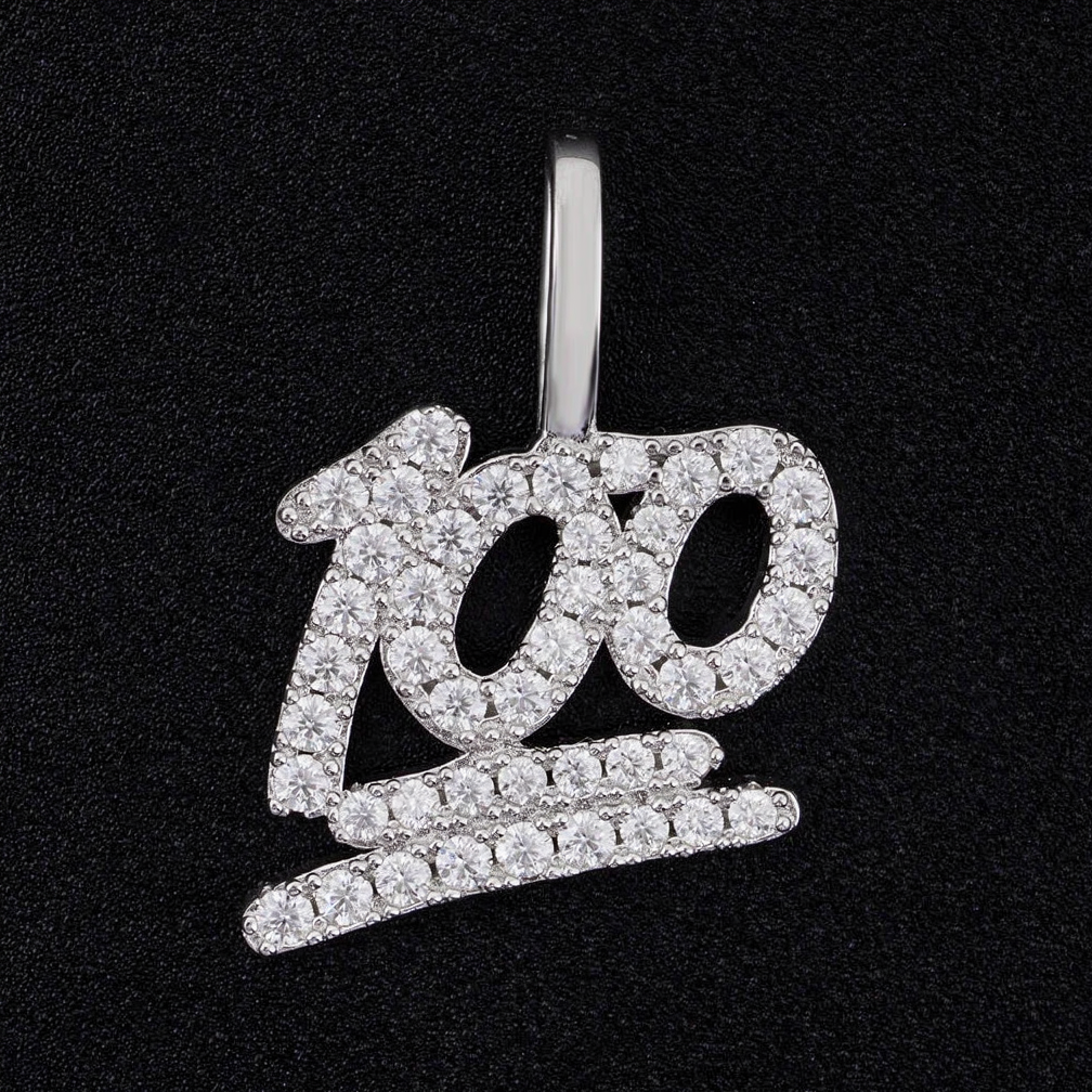 Ready to ship 925 sterling silver  moissanite hamsa pendant