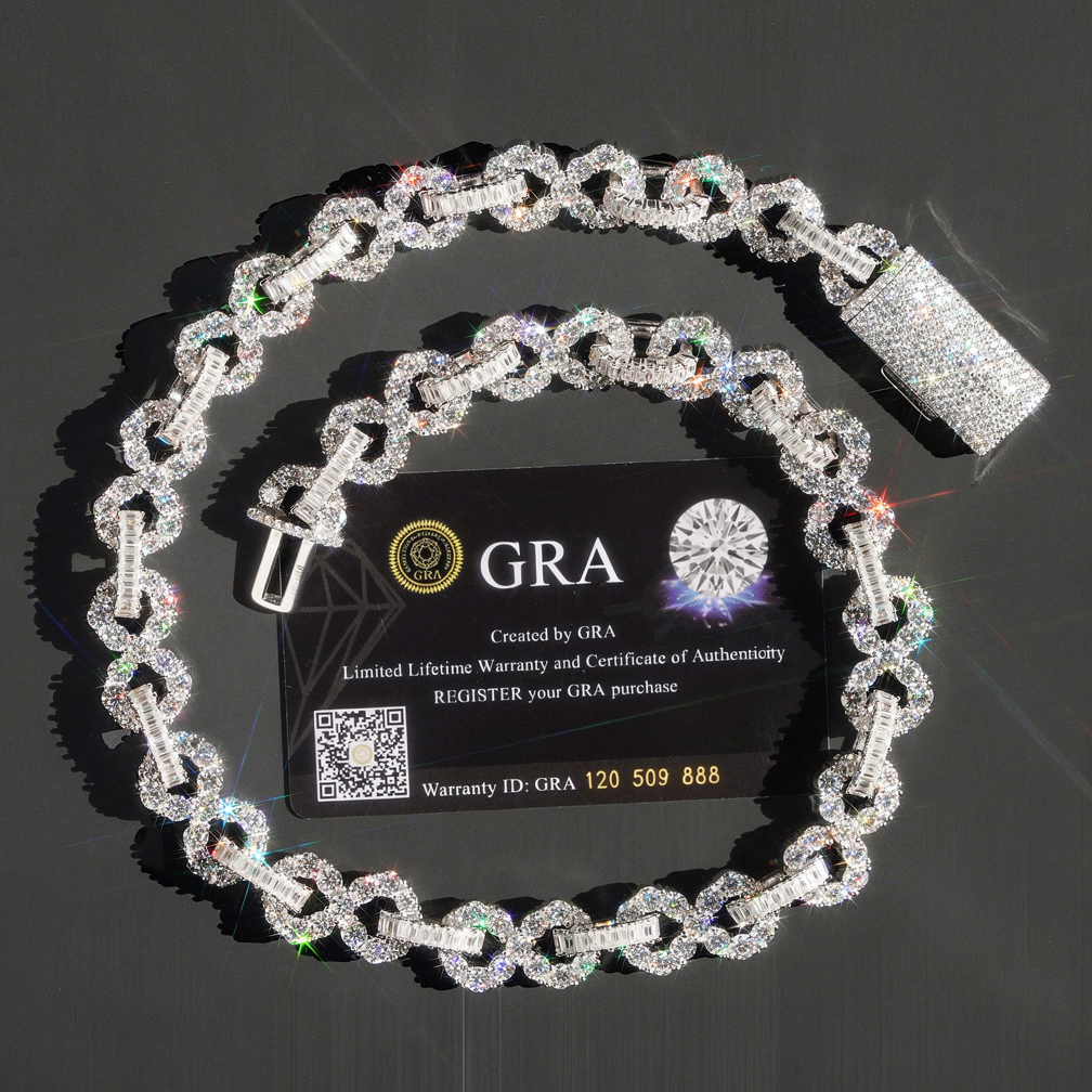 Special Popular Iced Out 15MM Diamond Cuban Link Chain
