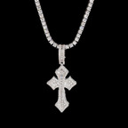 Hot Sale Baguette Moissanite Cross Pendant