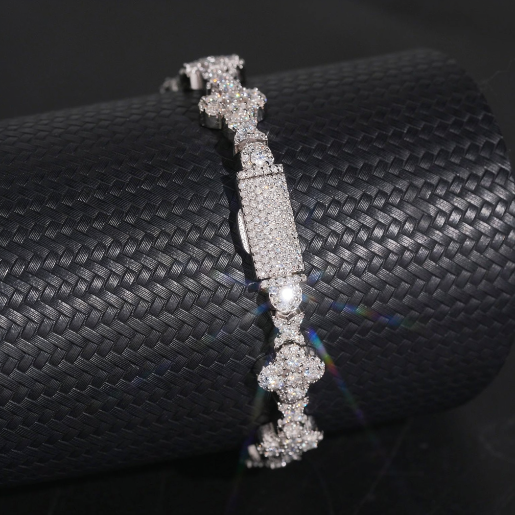 Zuanfa Popular Cross Moissanite Bracelet