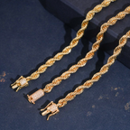 6mm Stainless Steel Rope Bracelet