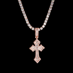 Hot Sale Baguette Moissanite Cross Pendant