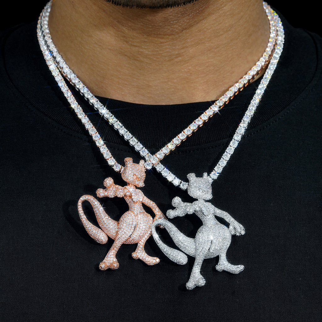 New Arrivals 3D Fashion Iced Out Diamond Fox Pendant