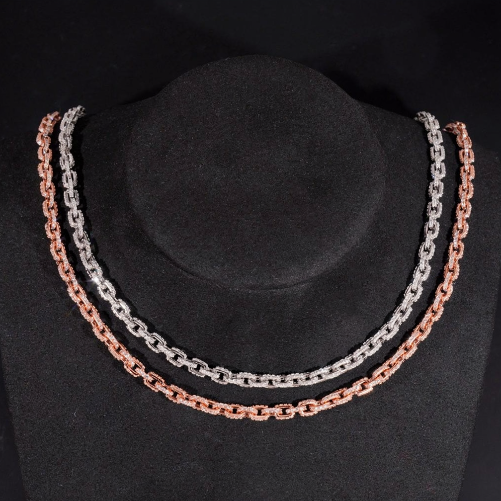 Iced Out 5.2mm Moissanite Infinity Chain