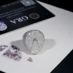 Popular Iced Out Mens Moissanite Cross Ring