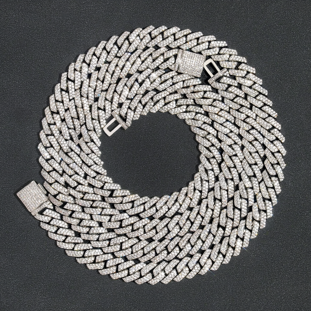 Wholesale Price Luxury 10mm CZ Diamond Cuban Link Chain