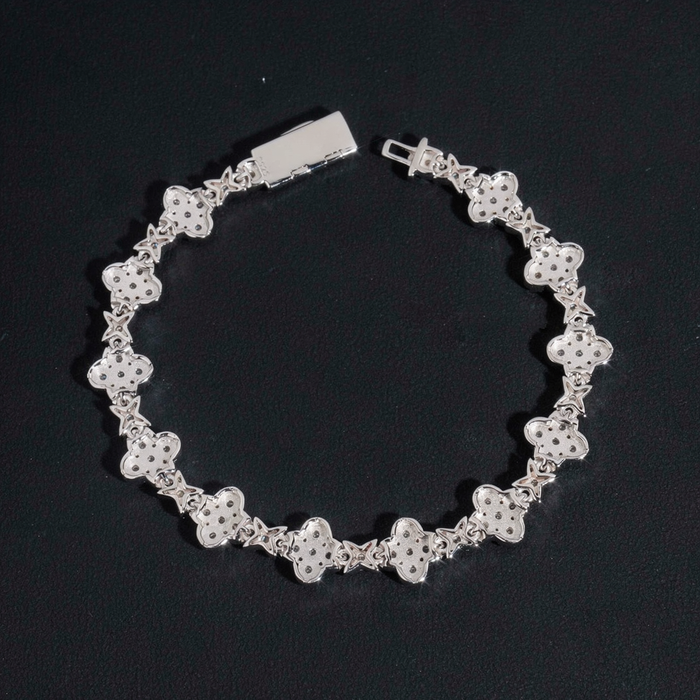 Zuanfa Popular Cross Moissanite Bracelet