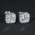 New Arrivals Hip Hop Moissanite Earring 18K Gold