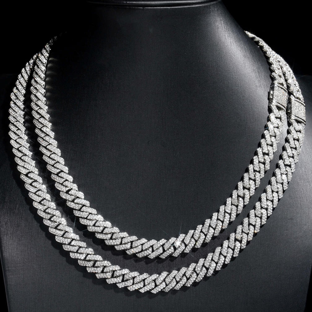 Wholesale Price Luxury 10mm CZ Diamond Cuban Link Chain
