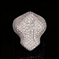 ZUANFA Iced Out Moissanite Cross Ring