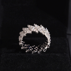 Fashion Iced Out Thorn Moissanite Ring