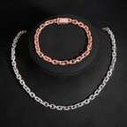 Iced Out 5.2mm Moissanite Infinity Bracelet