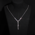 Zuanfa Fashion Moissanite Rosary Women Necklace
