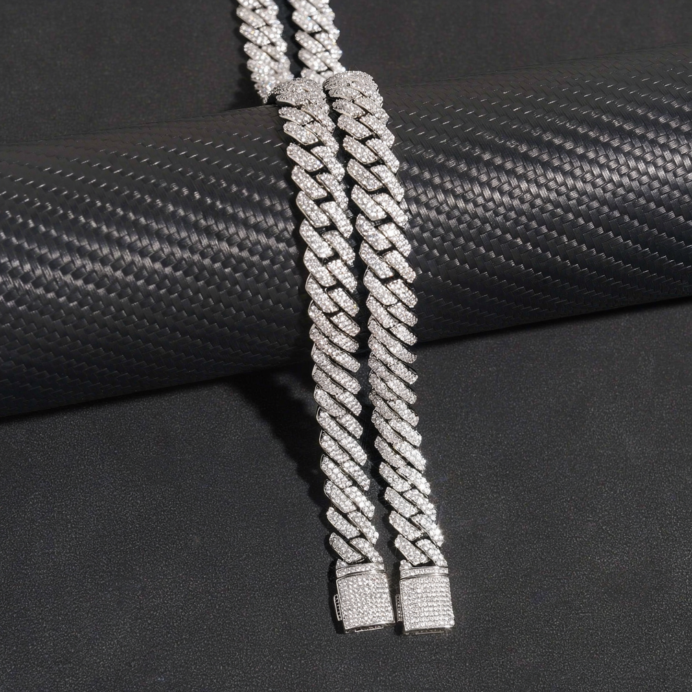 Wholesale Price Luxury 10mm CZ Diamond Cuban Link Chain