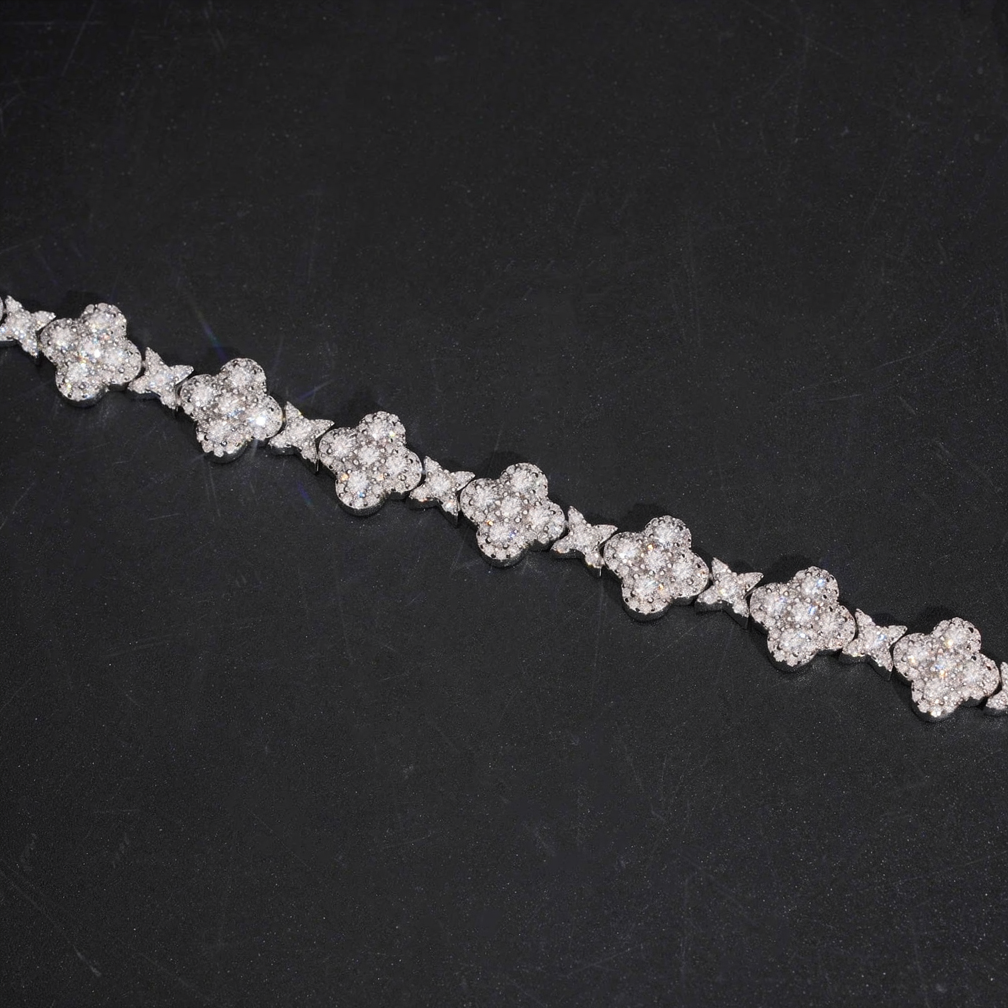 Zuanfa Popular Cross Moissanite Bracelet