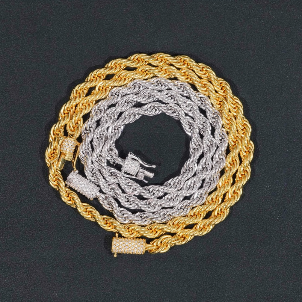 6mm Stainless Steel Rope Bracelet