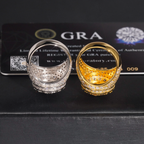 Iced Out Moissanite Mens Ring