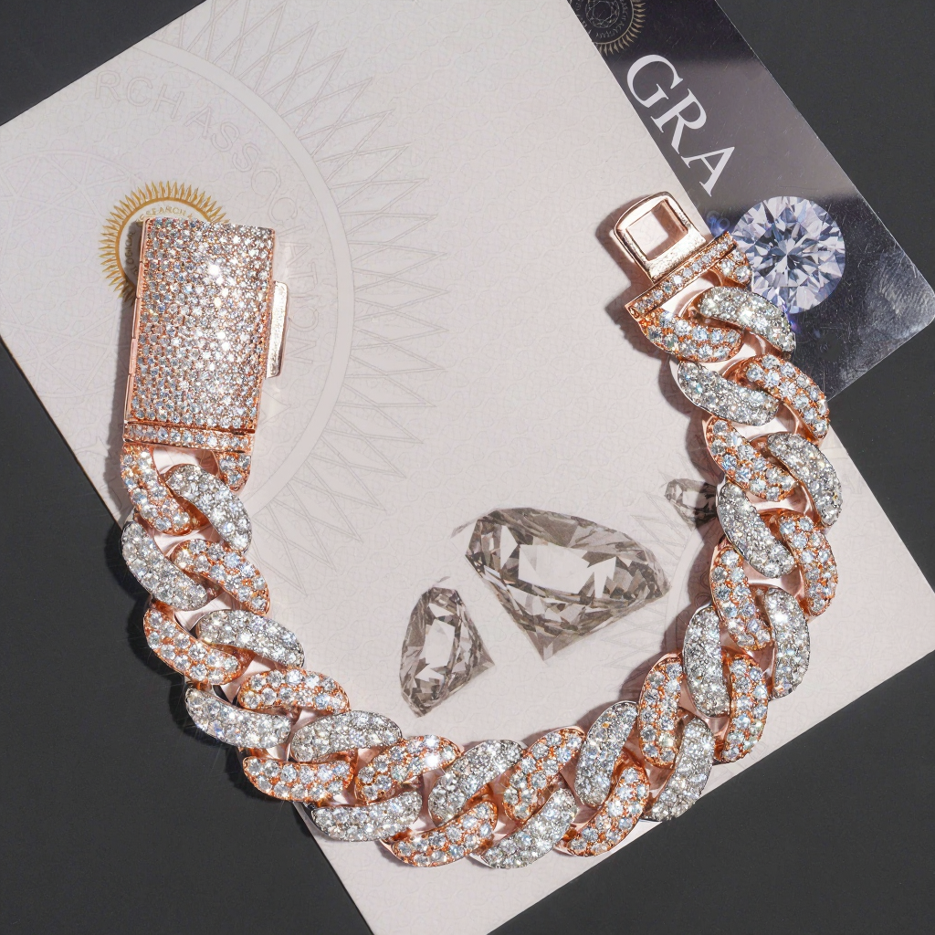 Two Tone 18MM Two Row Cuban Link Bracelet
