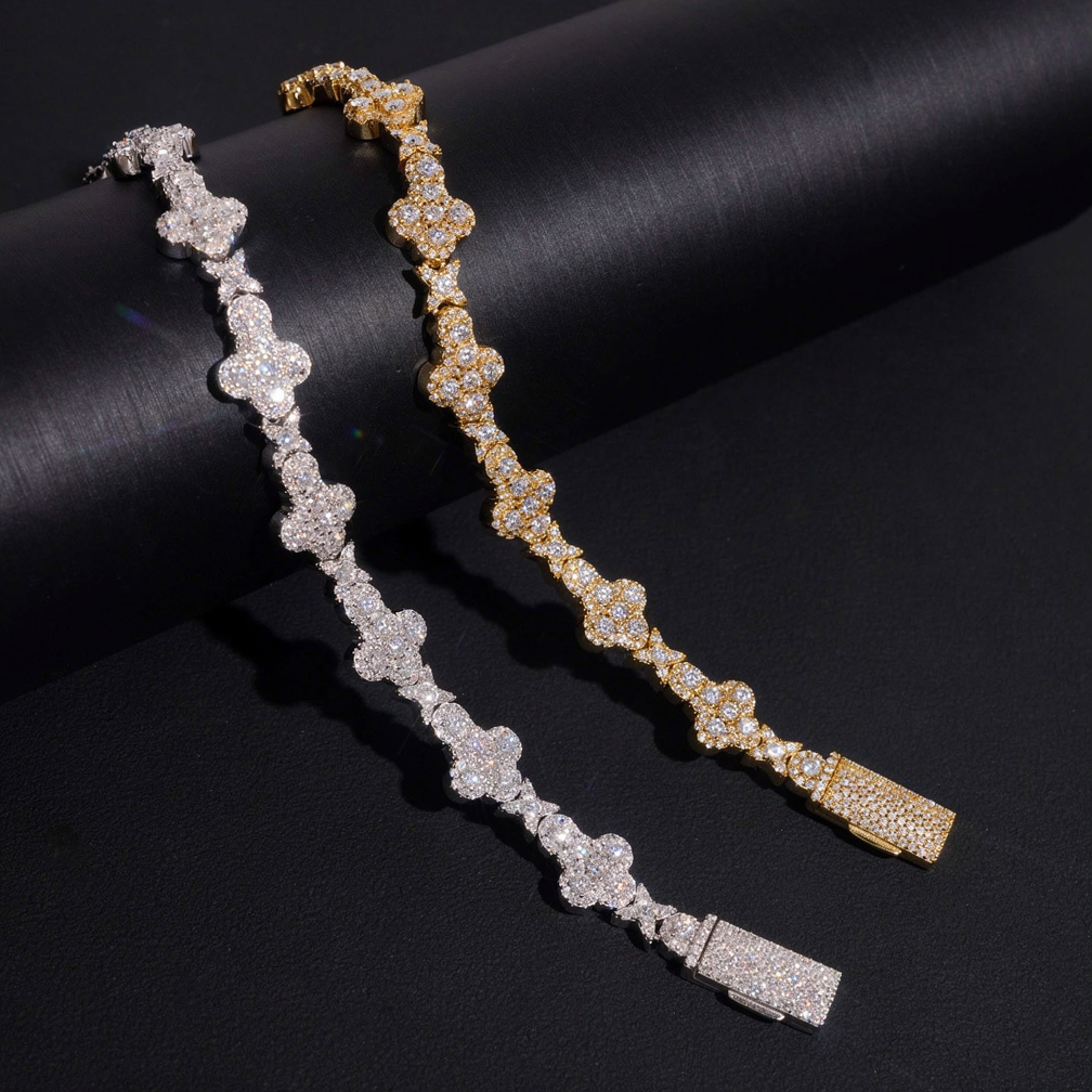 Zuanfa Fine Jewelry 10mm Moissanite Cross Chains