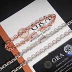 Iced Out 5.2mm Moissanite Infinity Bracelet