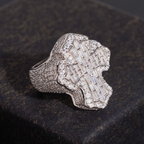 ZUANFA Moissanite Cross Ring