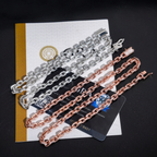 Iced Out 5.2mm Moissanite Infinity Bracelet